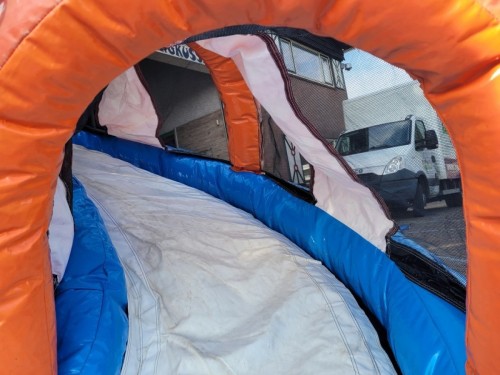 Springkussen Mini walvis met slide